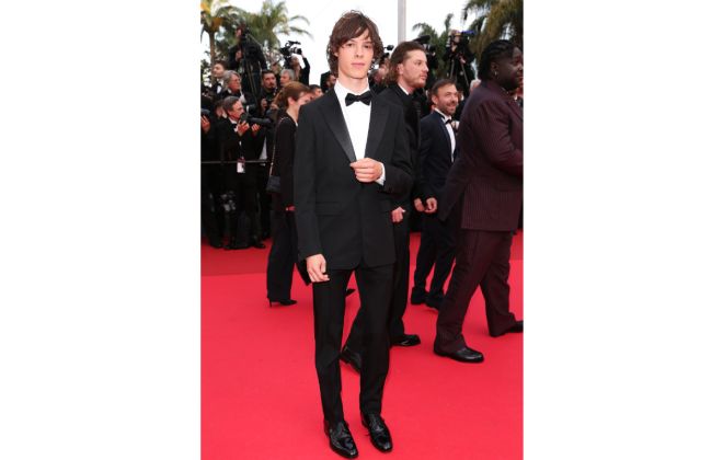 Paul Kircher In Celine Homme At The 78th Annual Cannes Film Festival