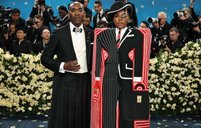 VIPs In Thom Browne At The 2025 MET Gala