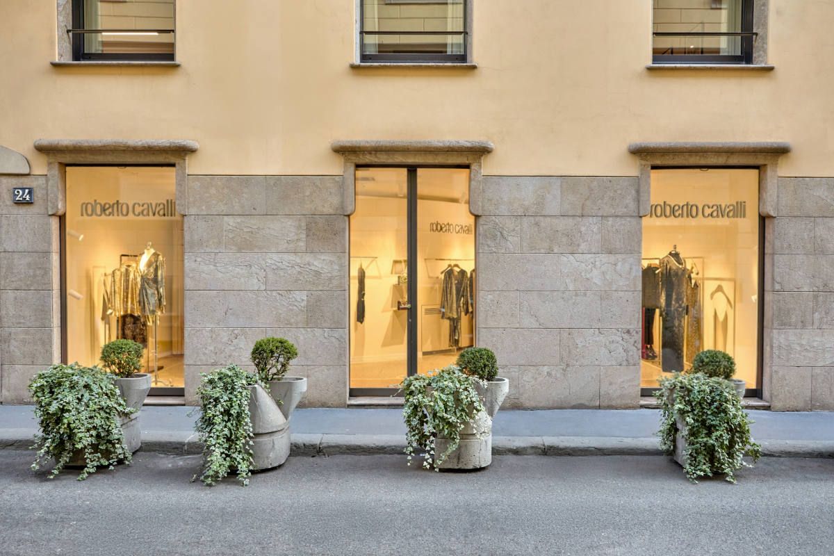 Roberto Cavalli Opens A Milan Flagship Boutique