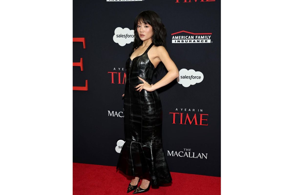 Rei Ami in Roberto Cavalli at TIME Celebrates A Year In Time