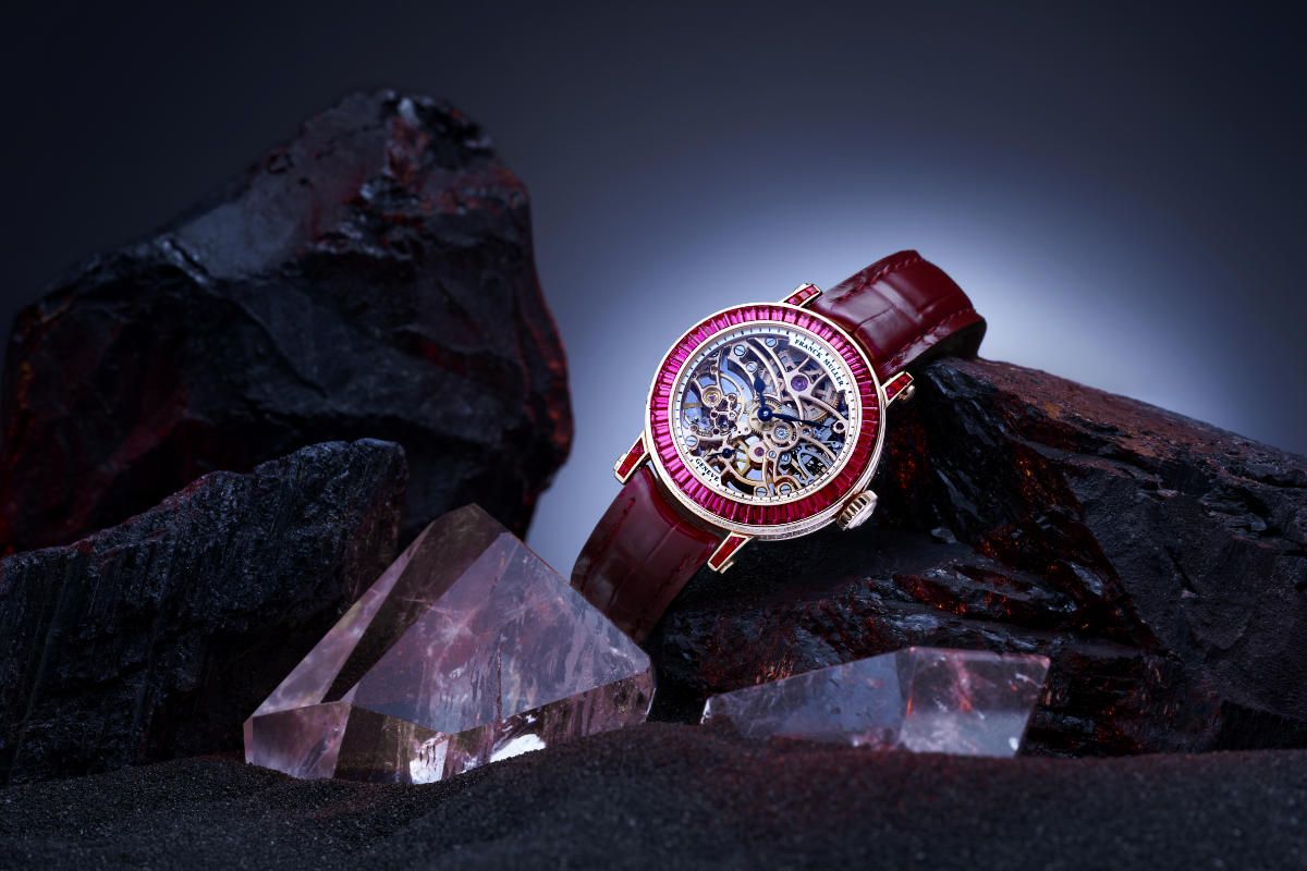 Franck Muller Presents Its New High Jewellery Watch: Round Skeleton Baguette