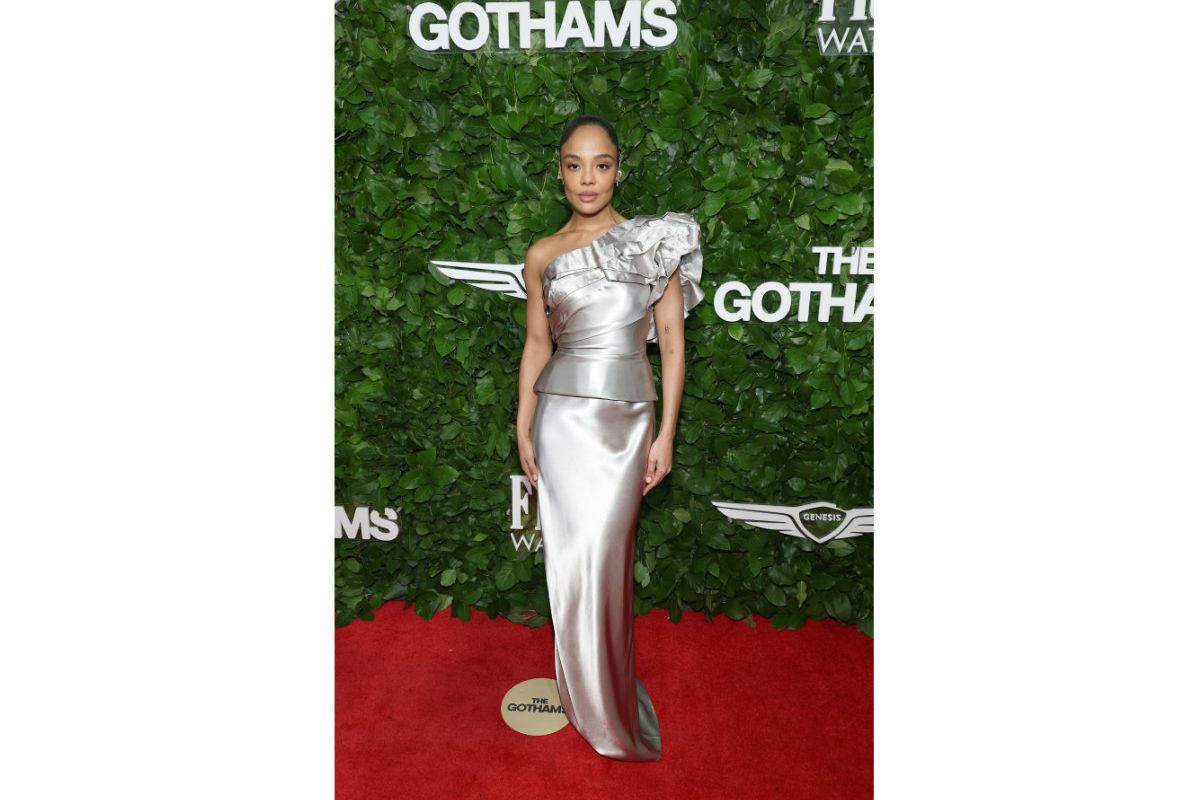 Tessa Thompson Wears Schiaparelli At The 35th Gotham Independent Film Awards