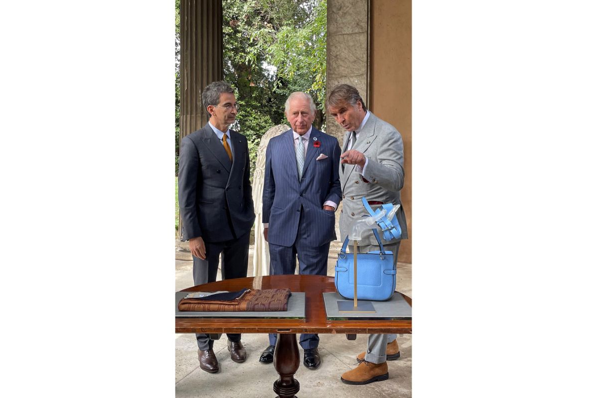 Brunello Cucinelli, Prince Charles Of England And Federico Marchetti Together For The "Regenerative Fashion" Project