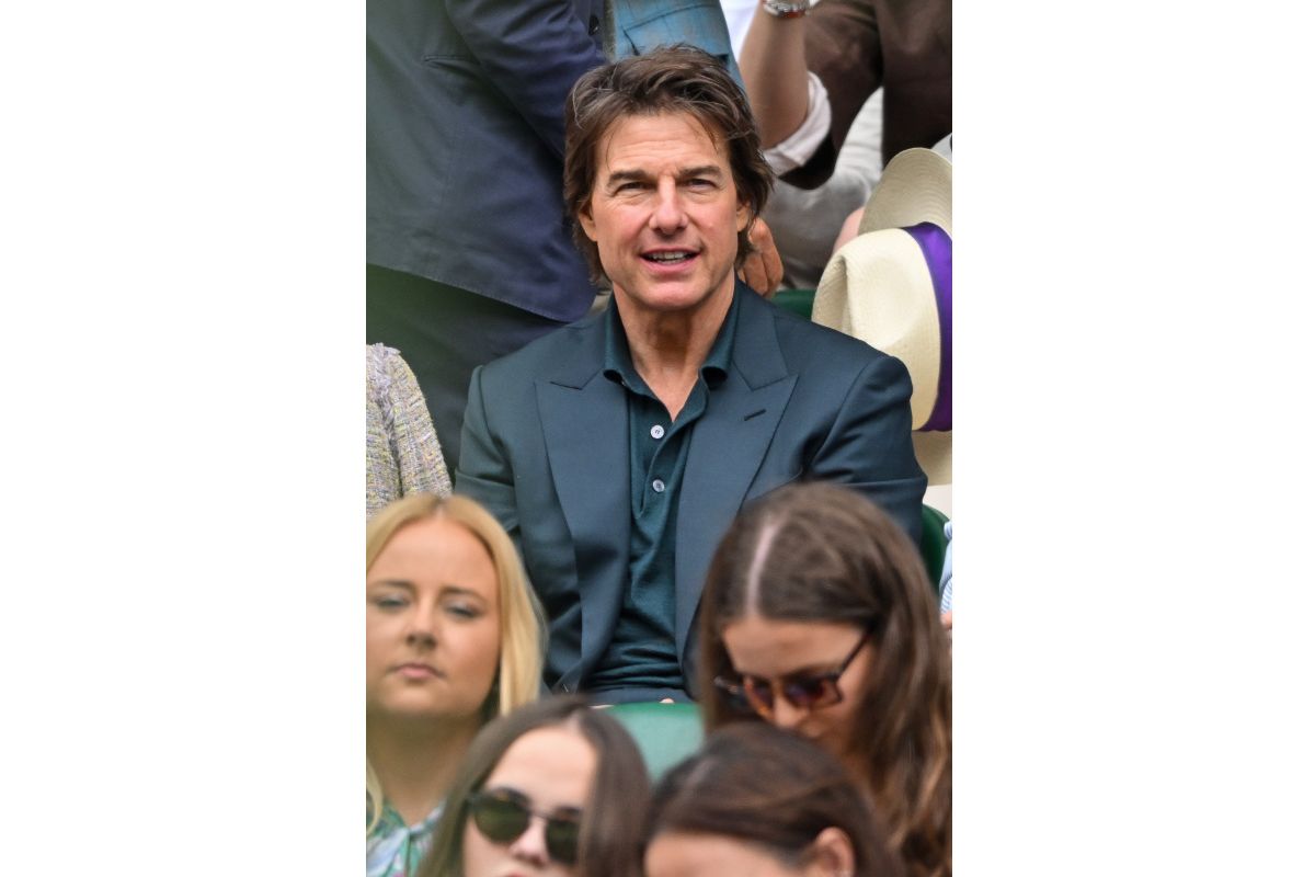 Tom Cruise In Zegna At Wimbledon Championship