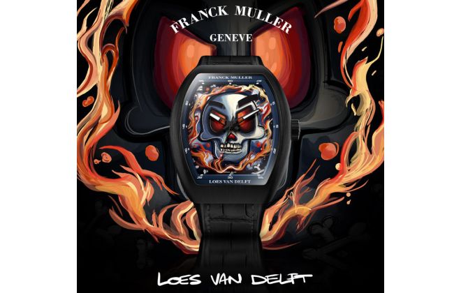 Franck Muller Presents Its New Vanguard™ Loes Van Delft Skull Watch