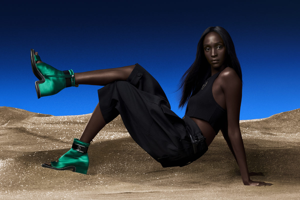Louis Vuitton Millenium Ankle Boot Green Black｜TikTok Search