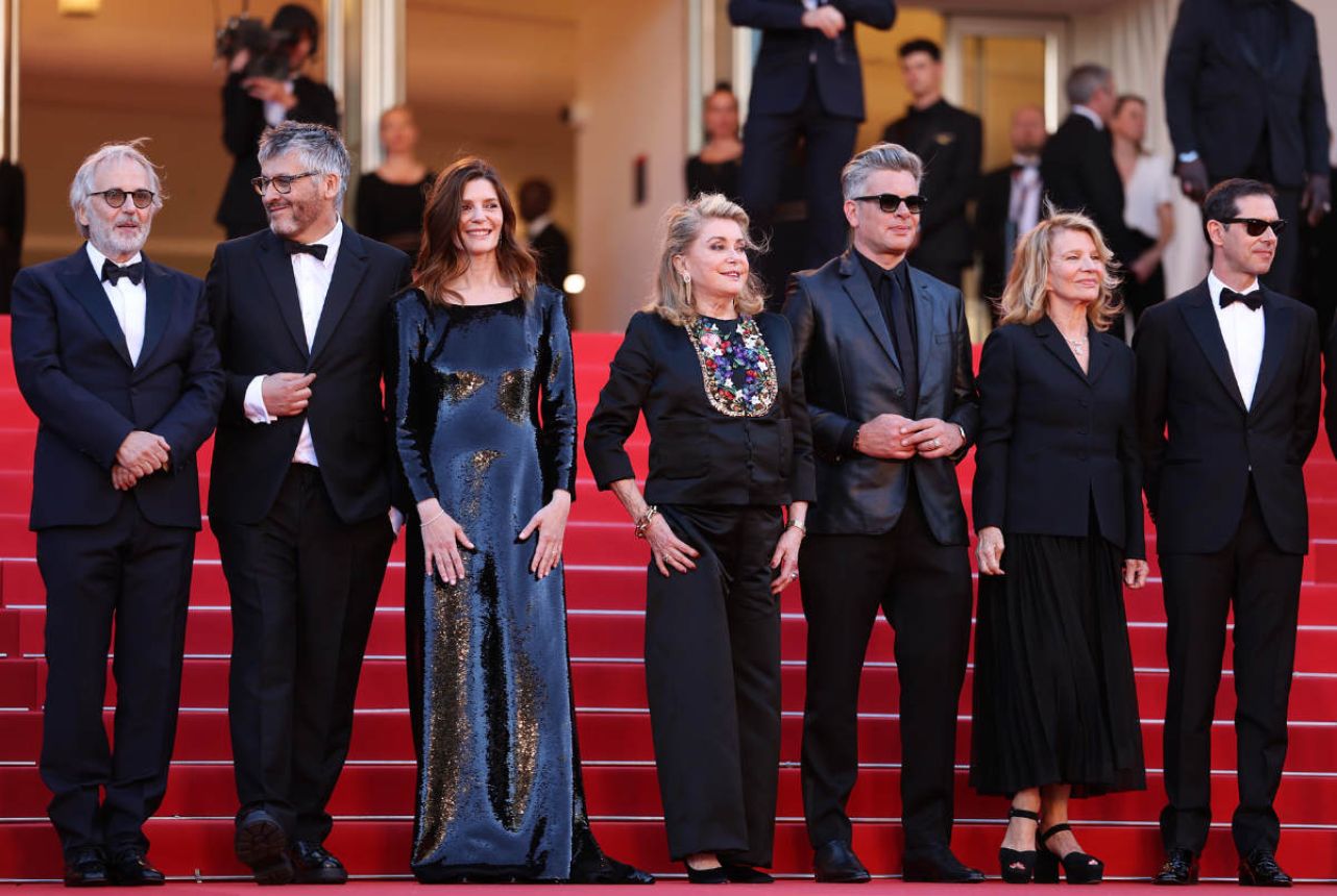 Chiara Mastroianni In Celine At The 77th Cannes Film Festival
