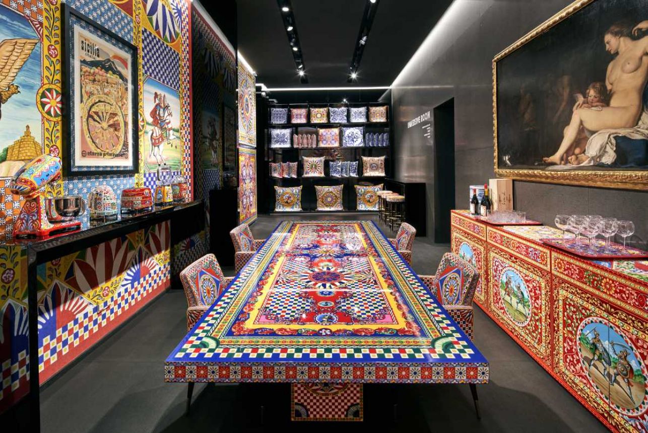 Dolce&Gabbana's First Boutique Dedicated To The World Of Furnishing Accessories