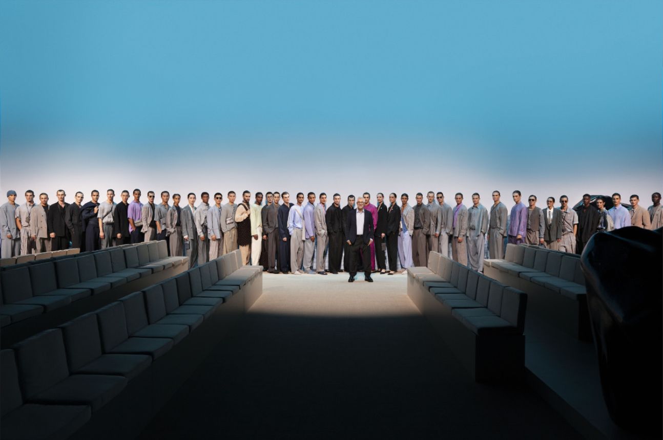 Giorgio Armani Presents His New Spring/Summer 2026 Men's Collection: With Signature Harmony