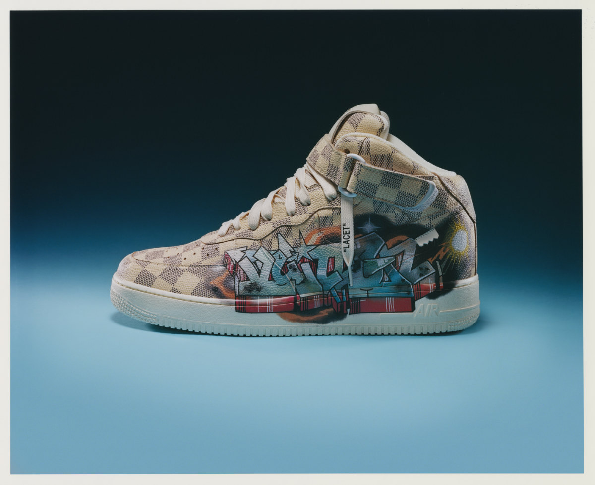 Louis Vuitton And Nike ”Air Force 1” By Virgil Abloh: Launch And Exhibition