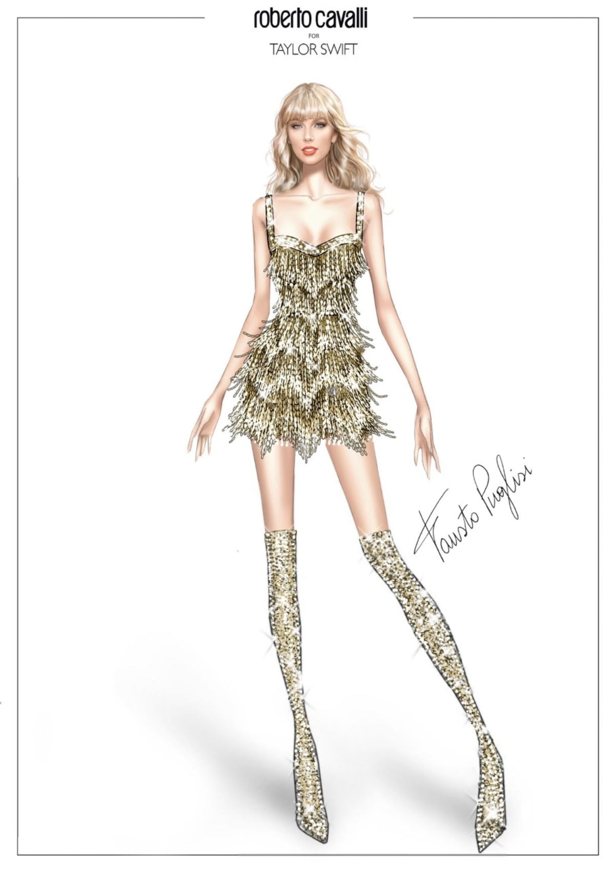 Roberto Cavalli Created A Couture Capsule For Taylor Swift - The Eras Tour