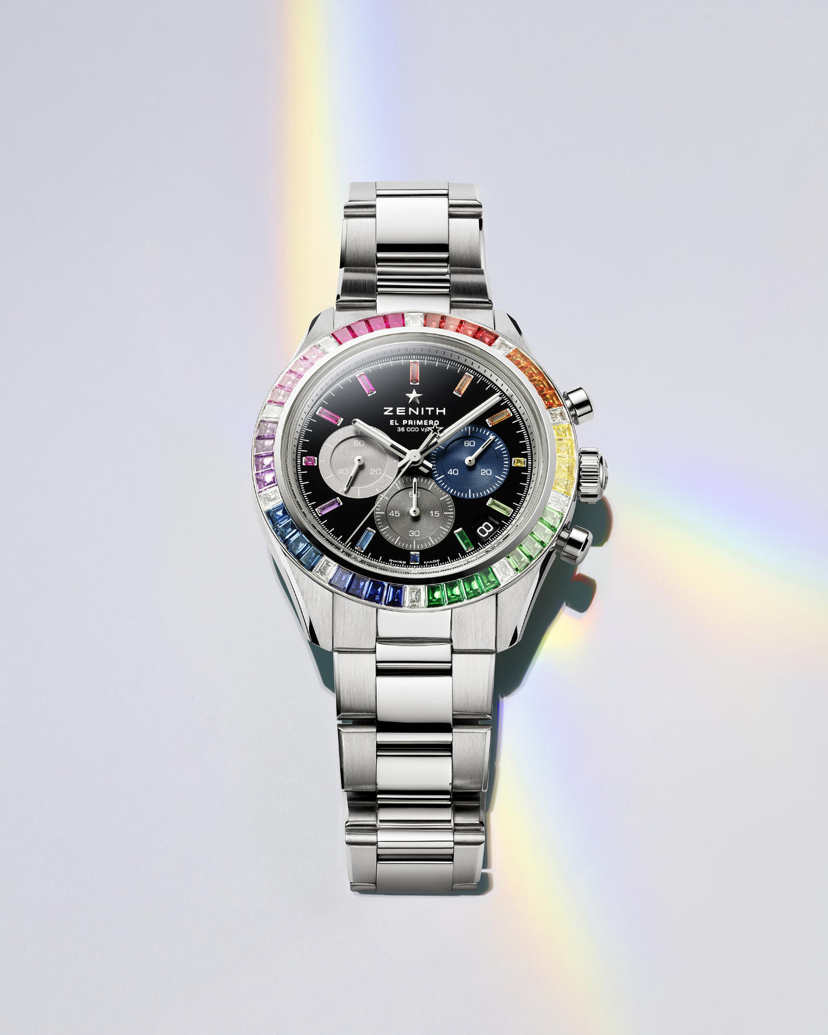 Zenith Presents A New Rainbow Version Of Its Chronomaster Sport, More Luxurious Than Ever