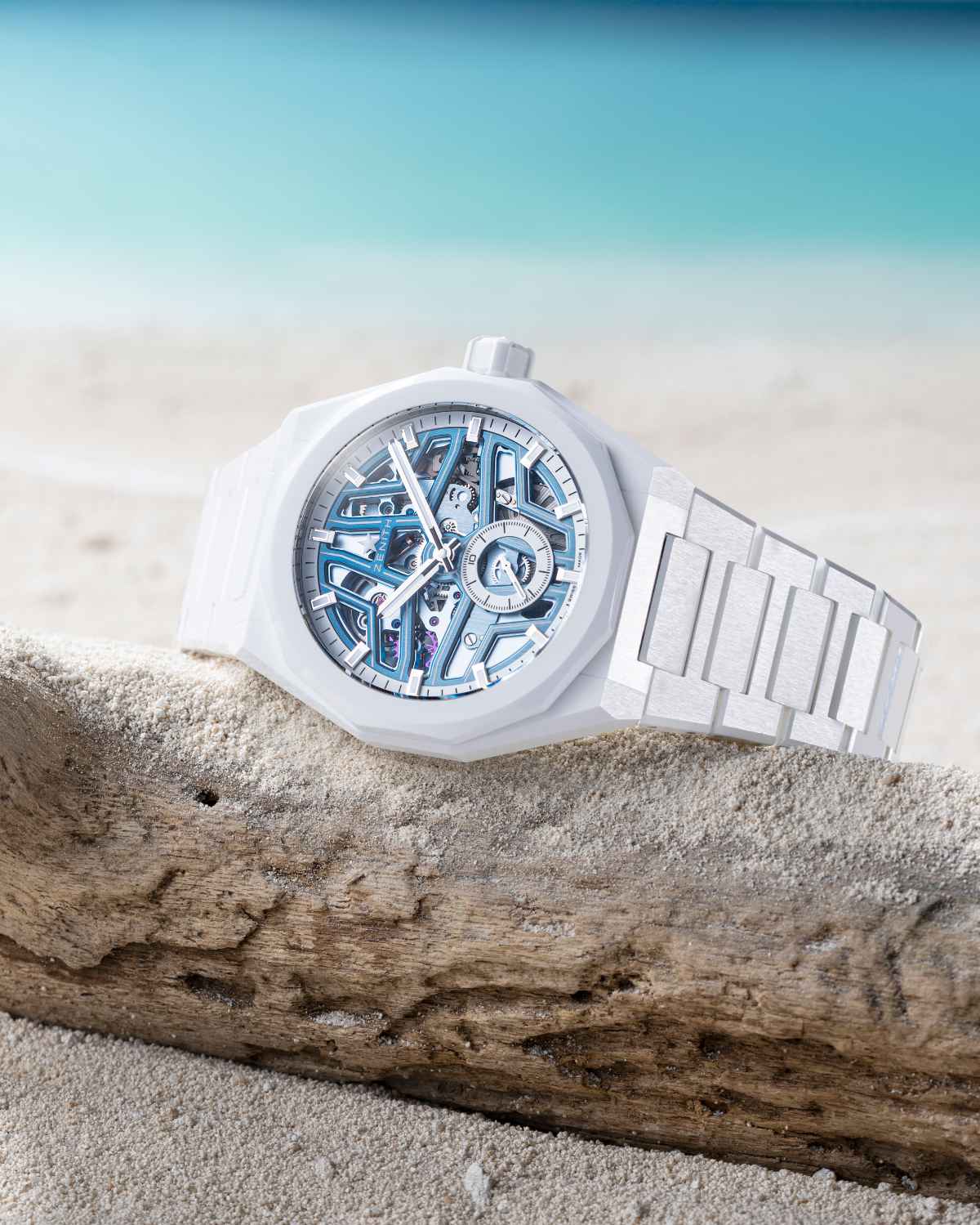 ZENITH & Time+Tide Reveal New DEFY Skyline White Surfer Ceramic Watch