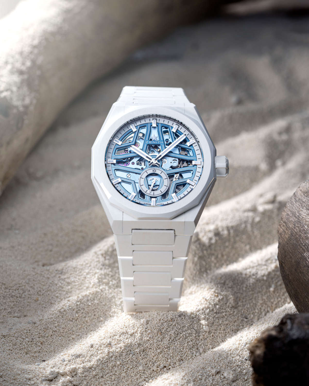 ZENITH & Time+Tide Reveal New DEFY Skyline White Surfer Ceramic Watch