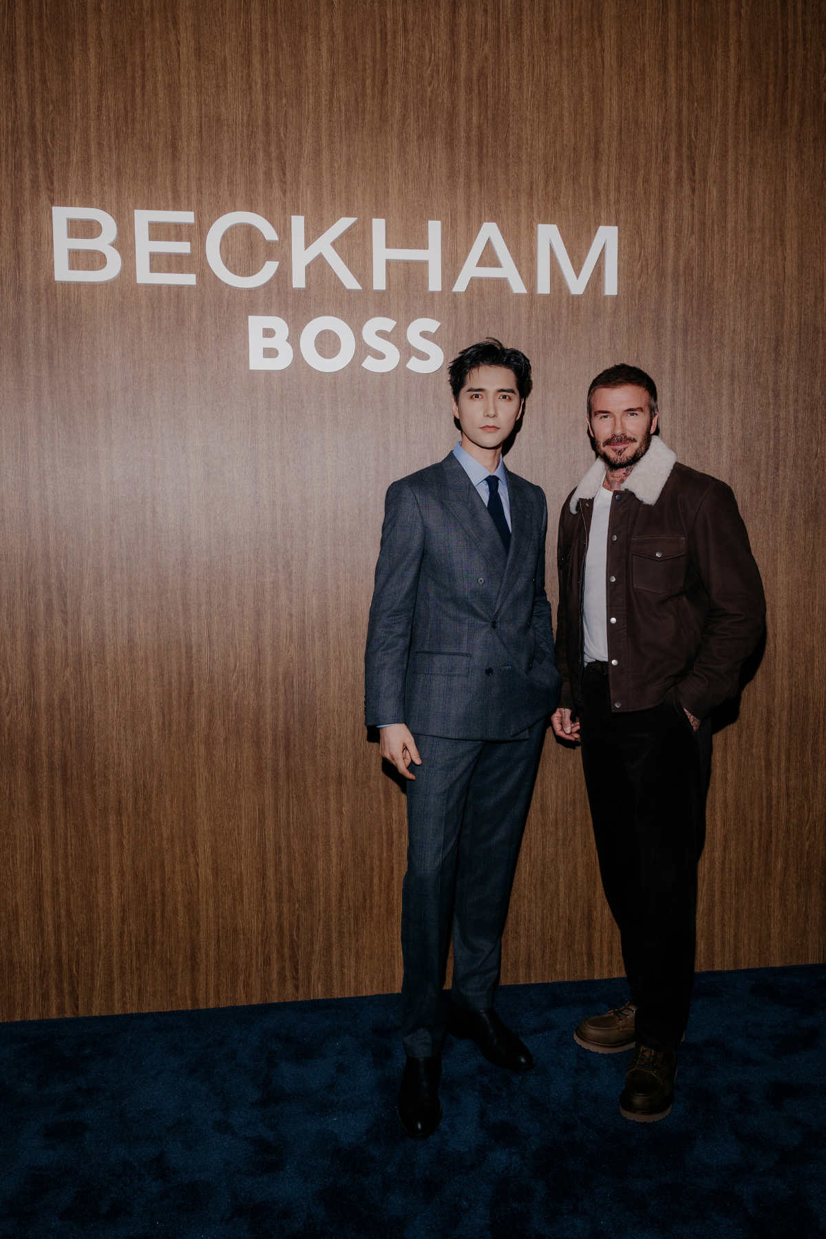 David Beckham And BOSS Unveil The BECKHAM X BOSS Fall/Winter 2025 Collection In Shanghai