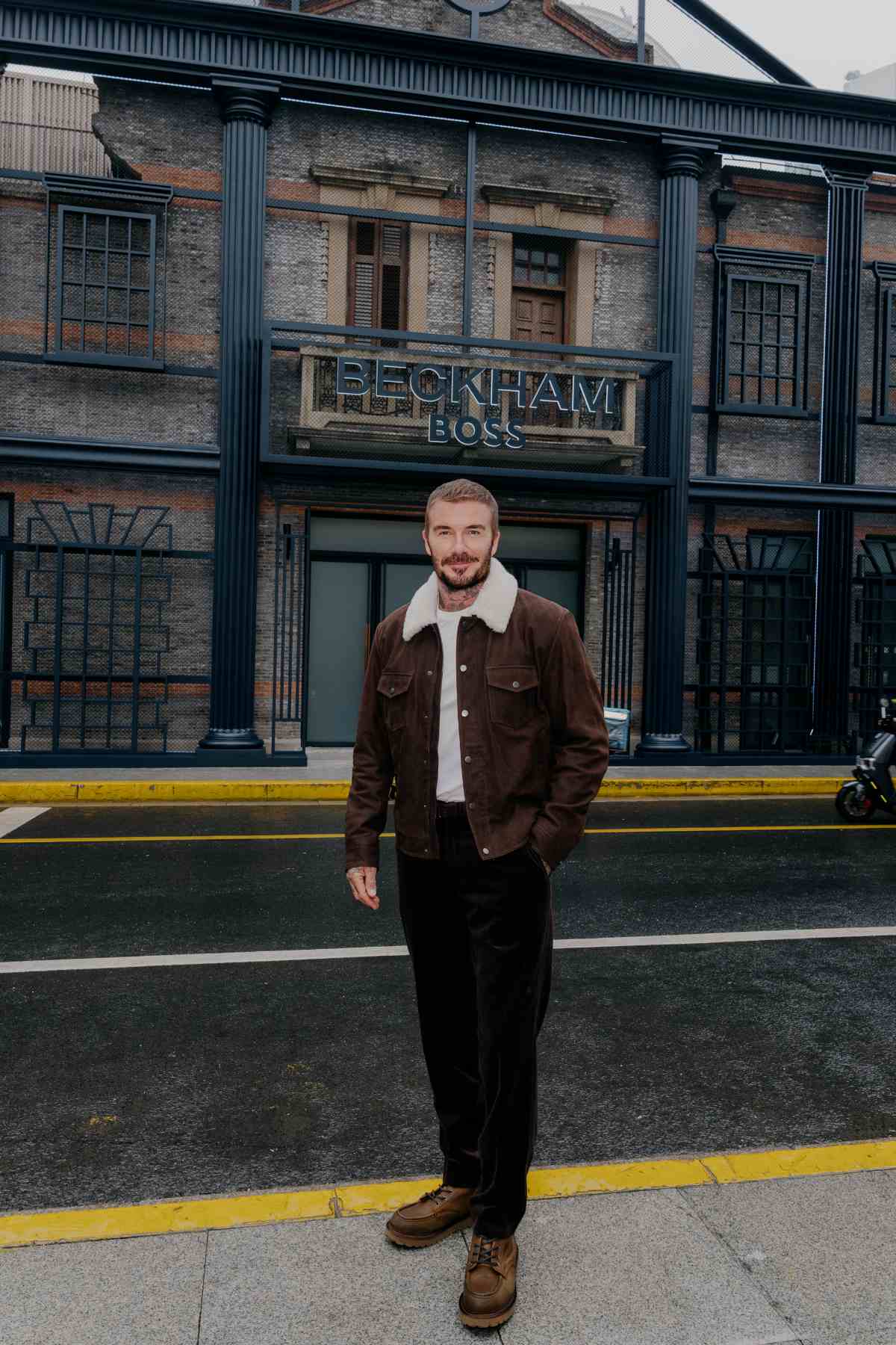 David Beckham And BOSS Unveil The BECKHAM X BOSS Fall/Winter 2025 Collection In Shanghai