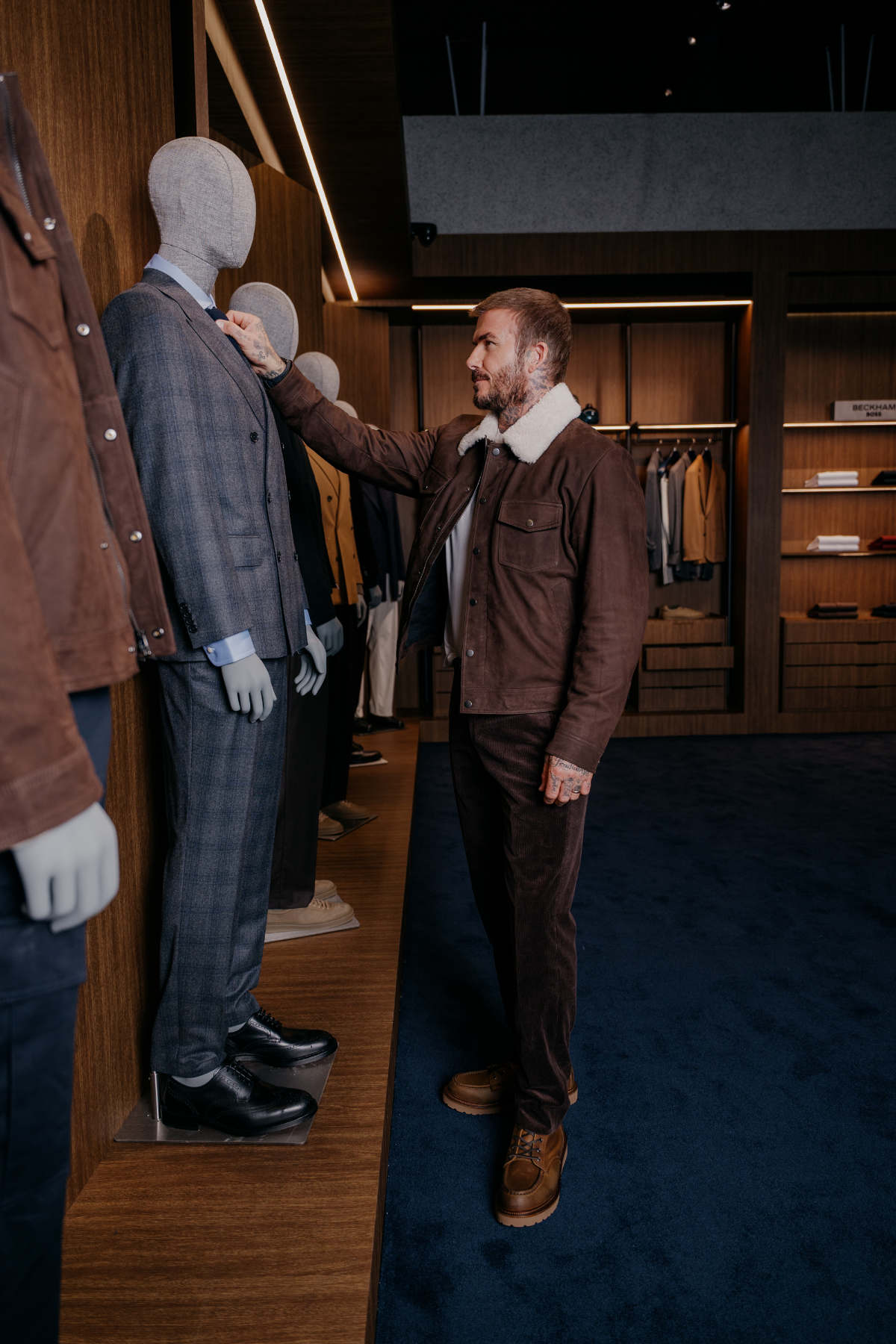 David Beckham And BOSS Unveil The BECKHAM X BOSS Fall/Winter 2025 Collection In Shanghai