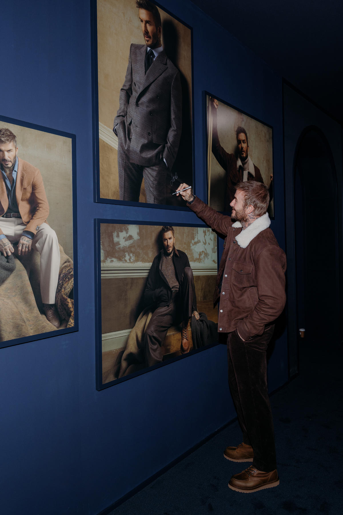 David Beckham And BOSS Unveil The BECKHAM X BOSS Fall/Winter 2025 Collection In Shanghai
