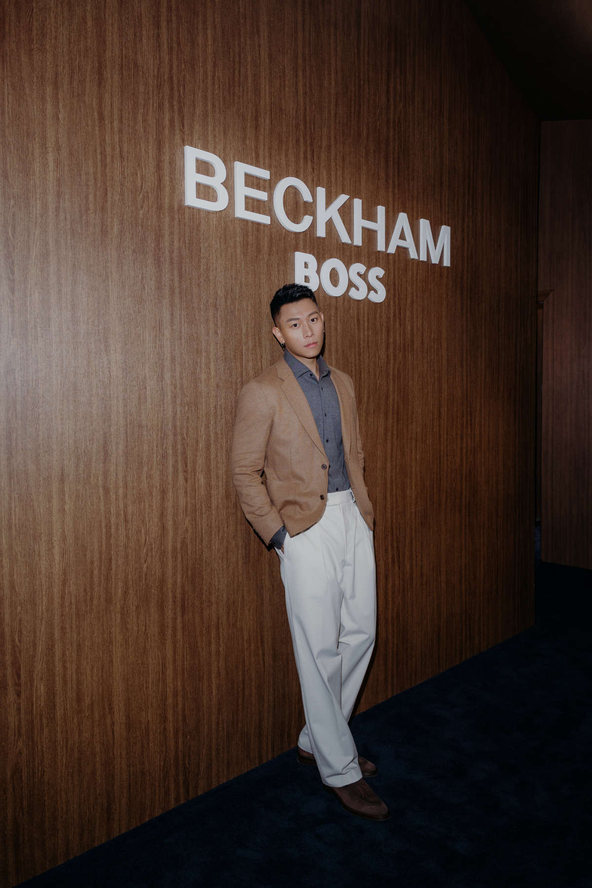 David Beckham And BOSS Unveil The BECKHAM X BOSS Fall/Winter 2025 Collection In Shanghai