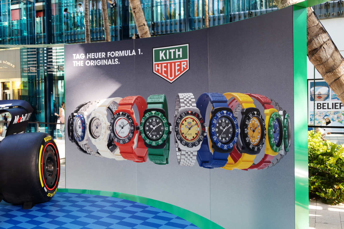 Tag Heuer Celebrates Kith Heuer Collaboration With Miami Race Week Takeover