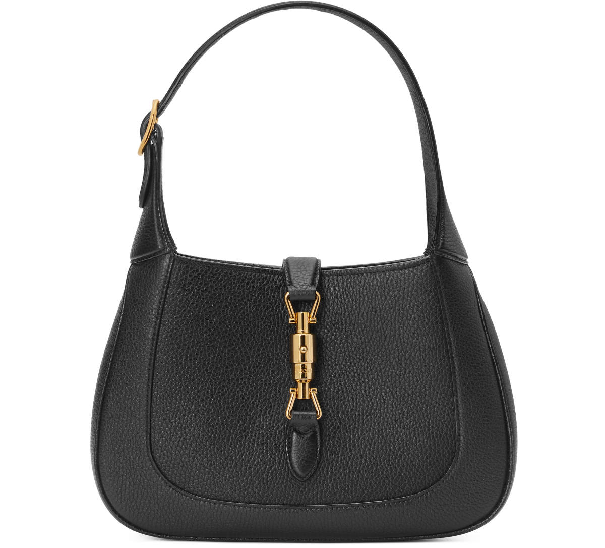 Jackie 1961 mini shoulder bag in black patent leather