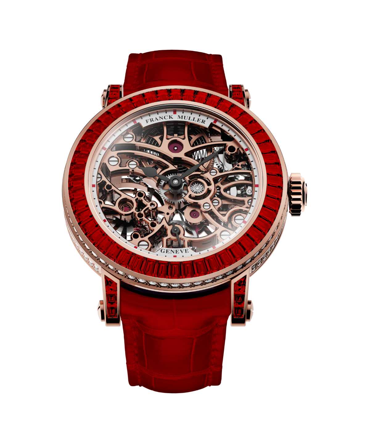 Franck Muller Presents Its New High Jewellery Watch: Round Skeleton Baguette