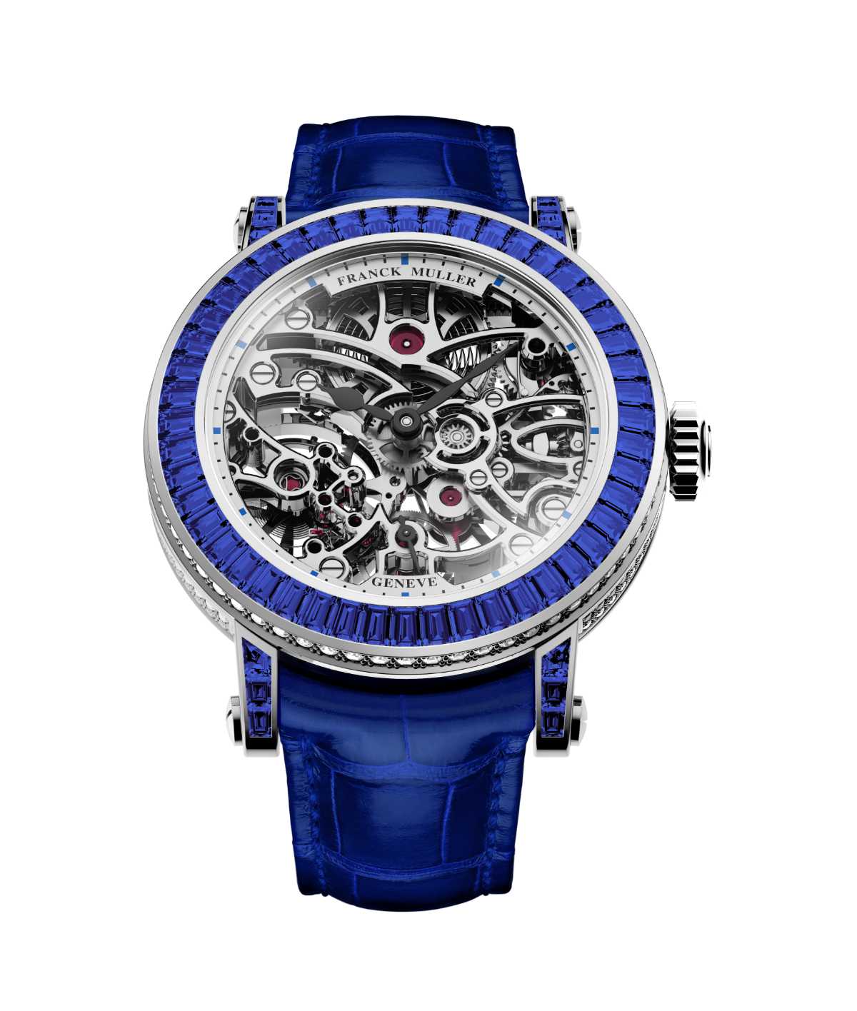 Franck Muller Presents Its New High Jewellery Watch: Round Skeleton Baguette