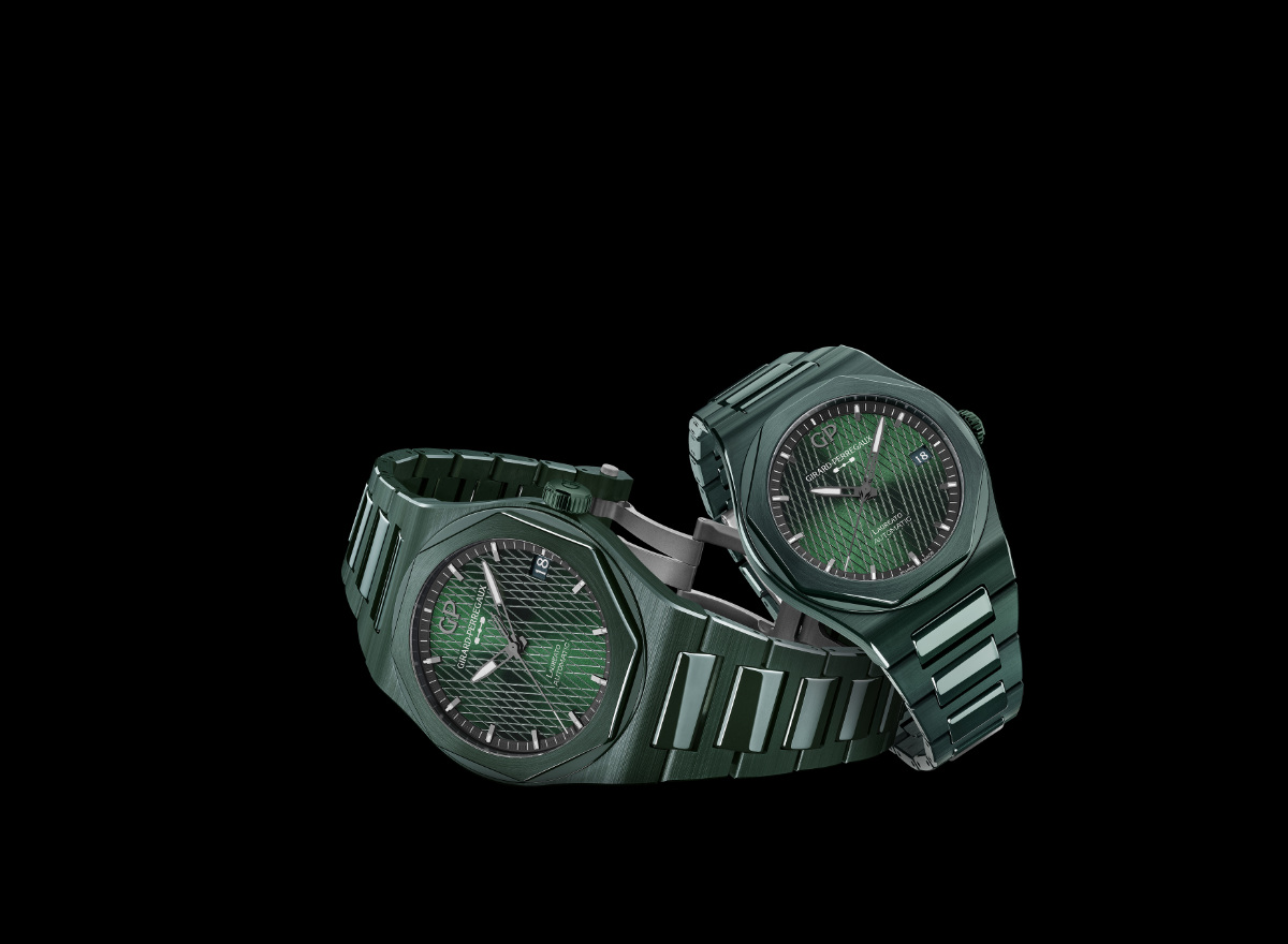 Girard-Perregaux Unveils Its New Laureato Green Ceramic Aston Martin Edition Watch