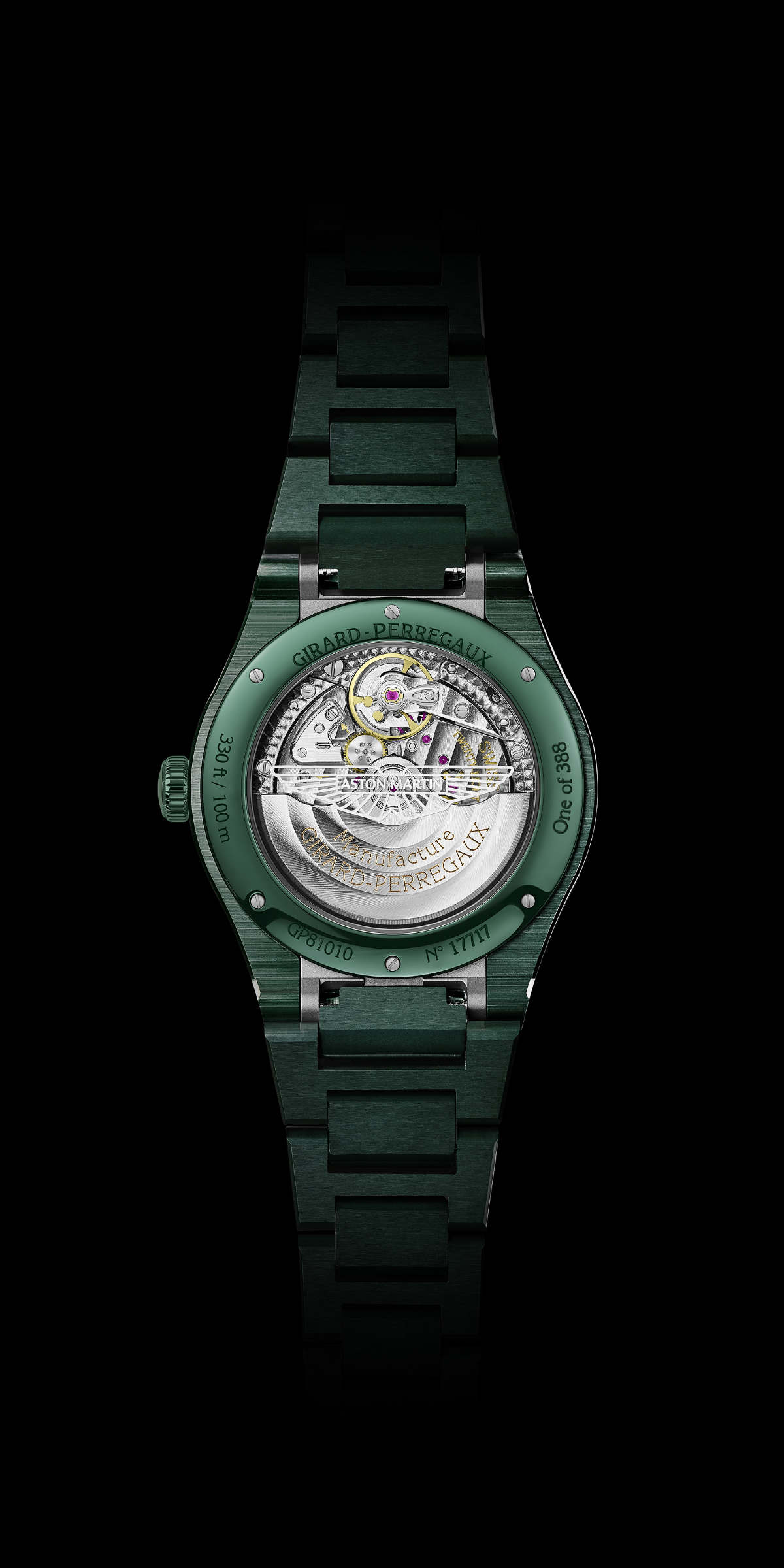 Girard-Perregaux Unveils Its New Laureato Green Ceramic Aston Martin Edition Watch