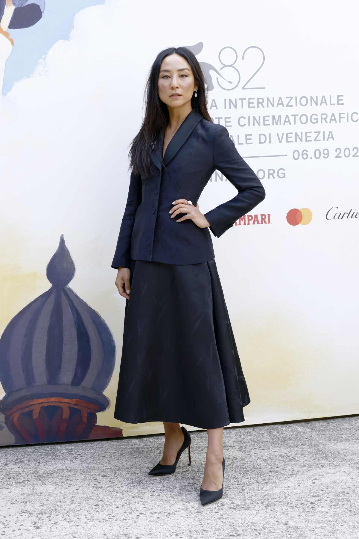 Celebrities Dazzle In Dior At The 82nd Venice International Film Festival