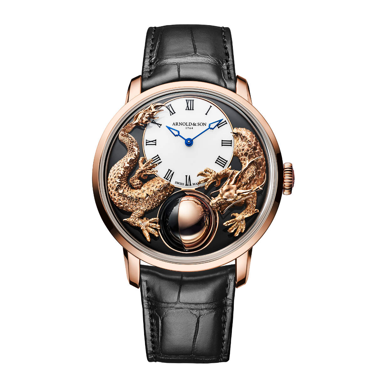 Arnold & Son Presents Its New Luna Magna Red Gold “Year Of The Dragon” Watch