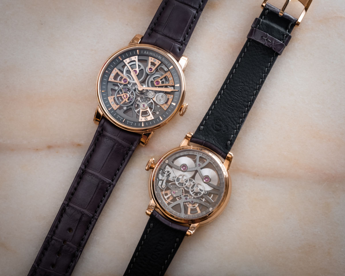 Arnold & Son Presents Its New Watches: Nebula 41.5 Gold & Nebula 38 Gold