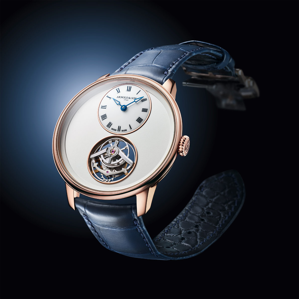 Arnold & Son Presents Its New Ultrathin Tourbillon Gold Watch - The Finesse Of Gold And Silver