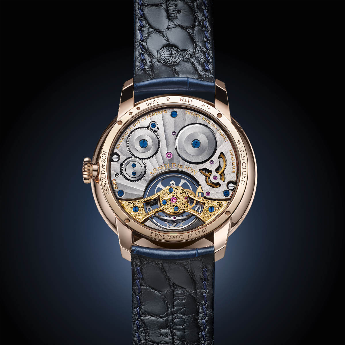 Arnold & Son Presents Its New Ultrathin Tourbillon Gold Watch - The Finesse Of Gold And Silver