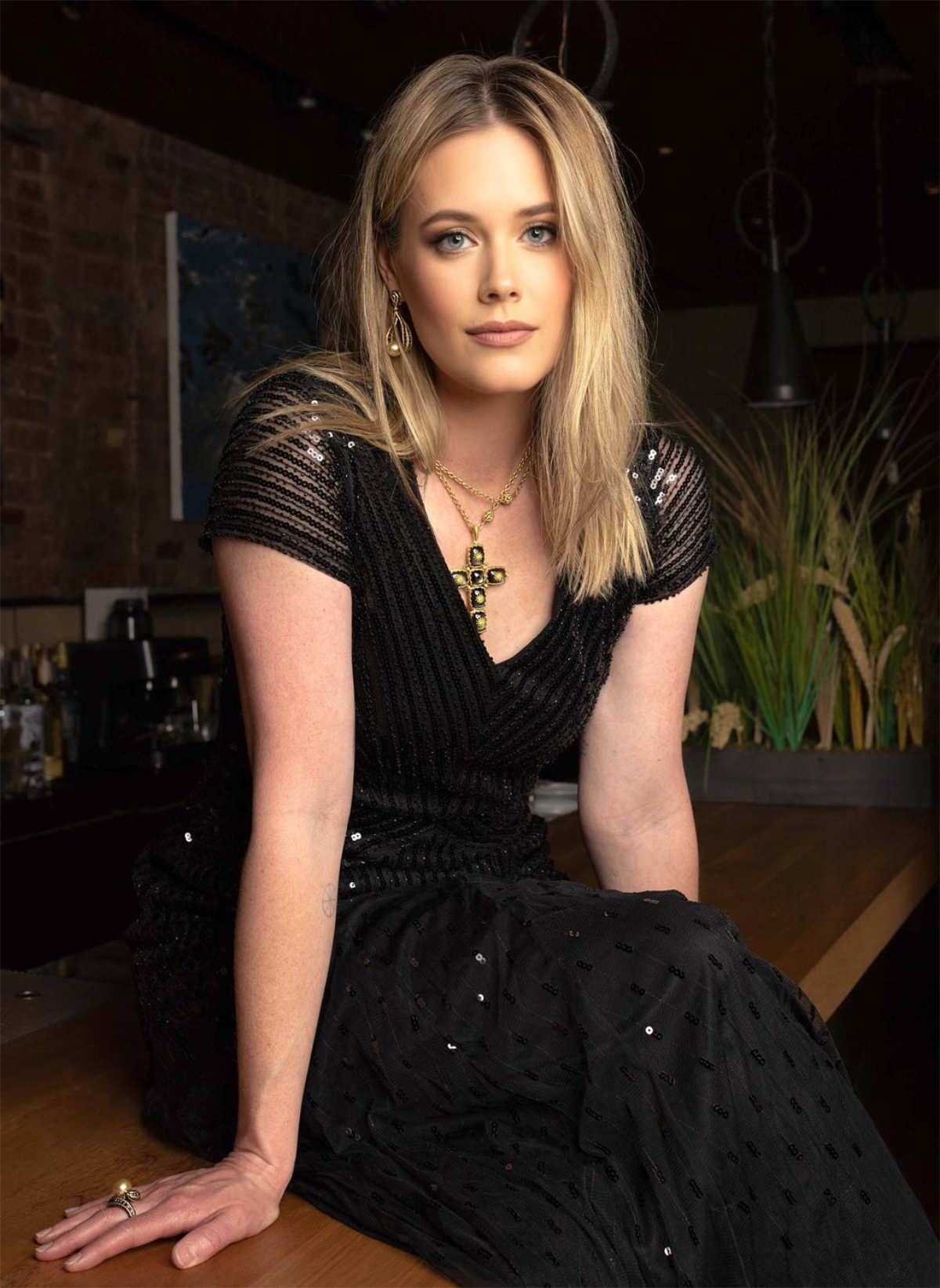 Abigail Hawk: A Dazzling Diva in Alex Soldier's Jewels + L’Officiel Monaco