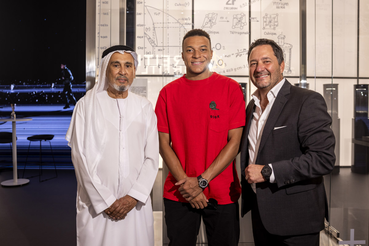 Kylian Mbappé Brings Star Power To Hublot During Dubai Watch Week 2025
