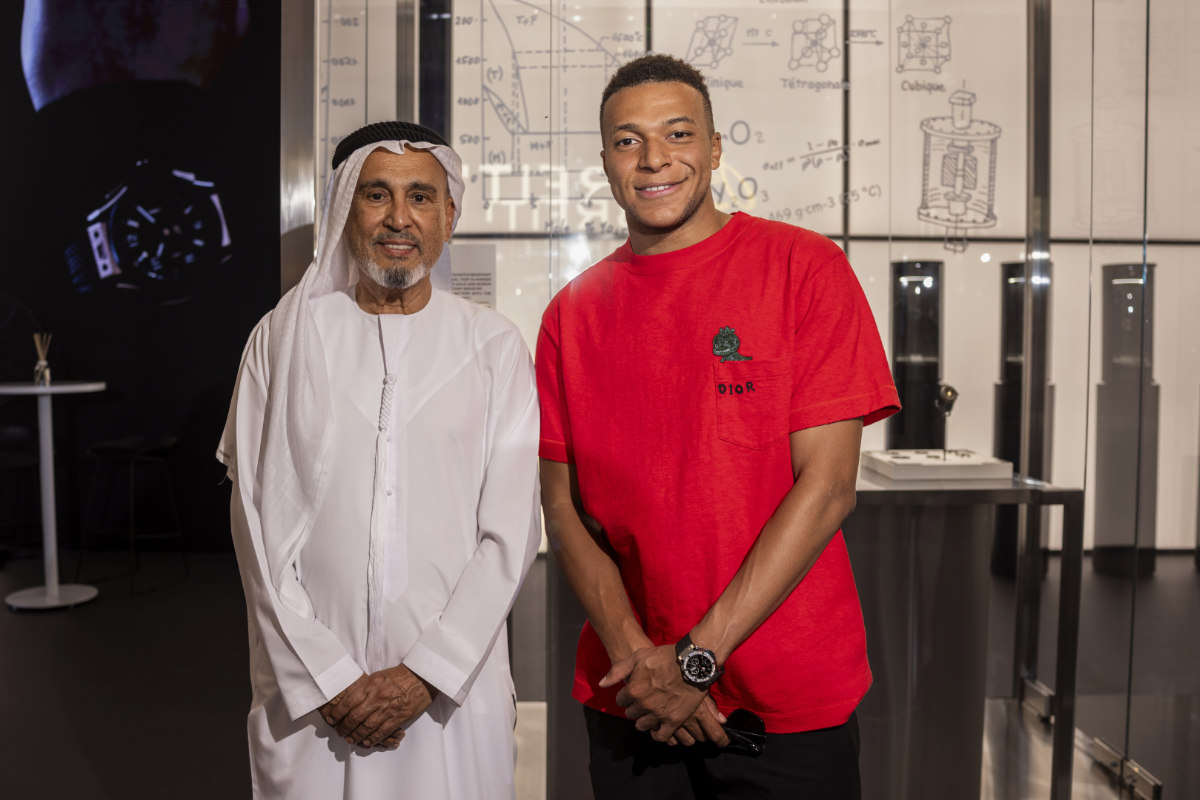 Kylian Mbappé Brings Star Power To Hublot During Dubai Watch Week 2025