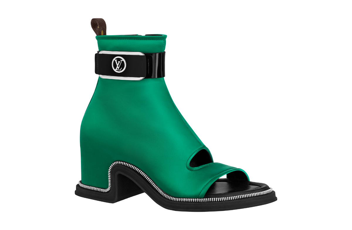 Rare LOUIS VUITTON Emerald Green 40 Alligator Leather Ankle Boots RRP  $22,000