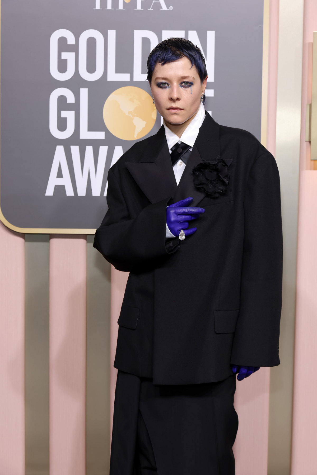 Emma D'Arcy In Acne Studios At The Golden Globes