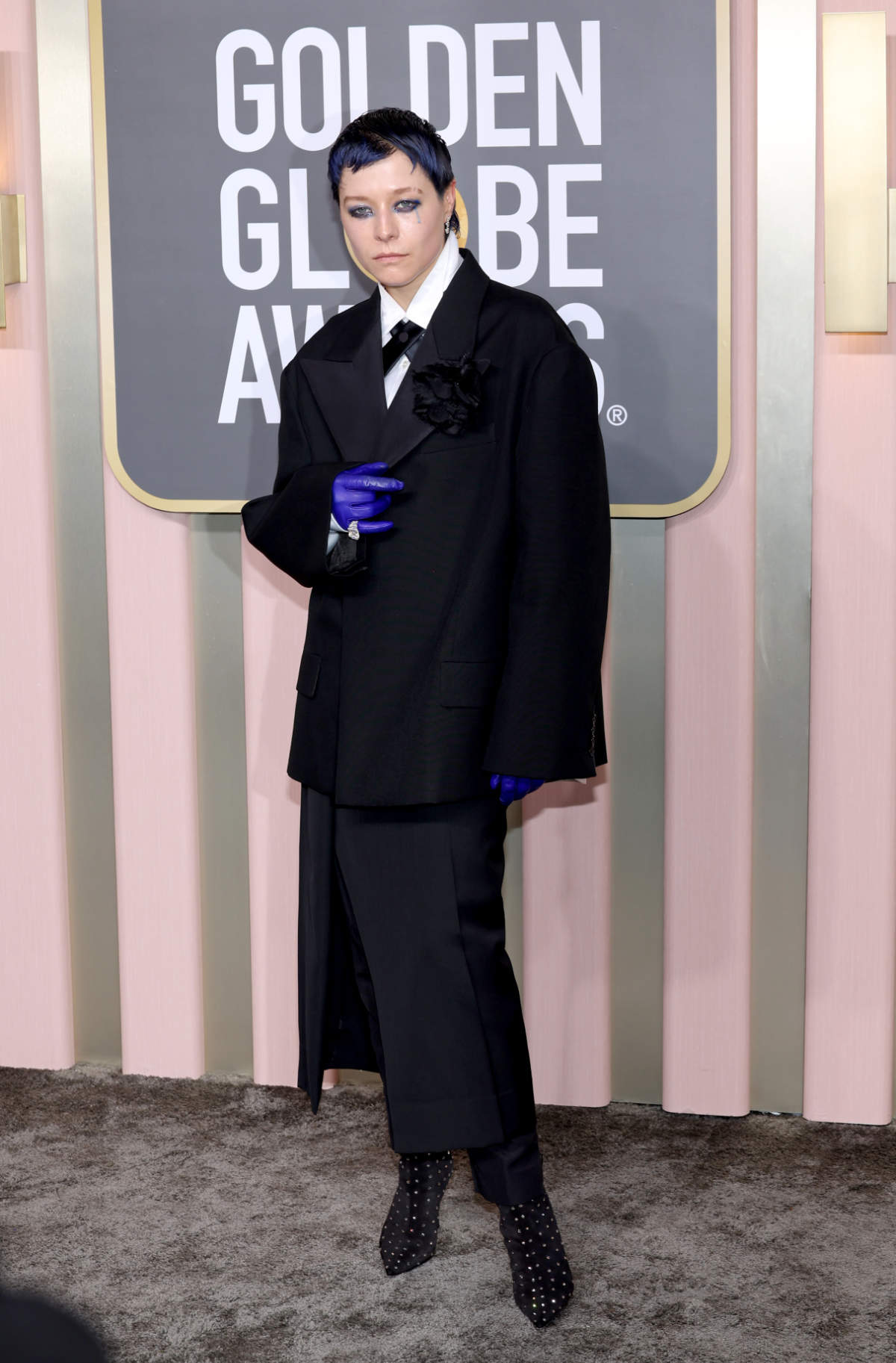 Emma D'Arcy In Acne Studios At The Golden Globes