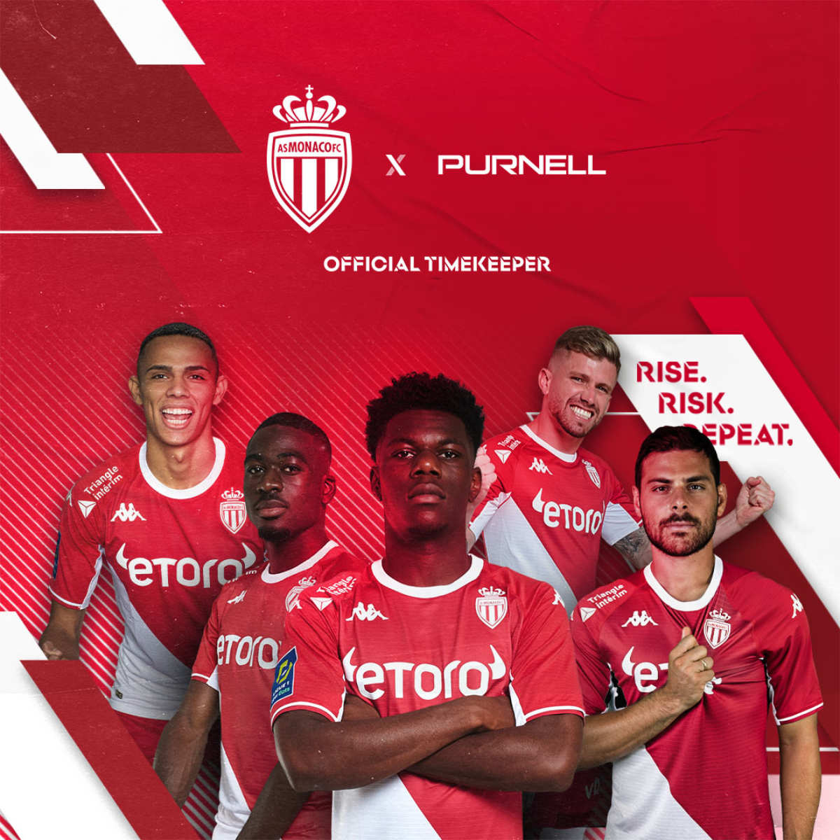 Purnell As The Official Timekeeper For AS Monaco
