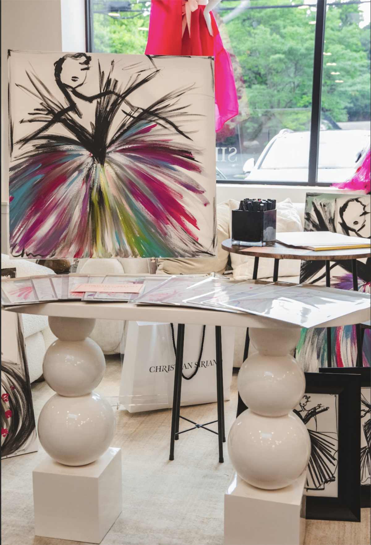 Ashley Longshore And Christian Siriano Host Joint Pop-up At Siriano’s Westport Store