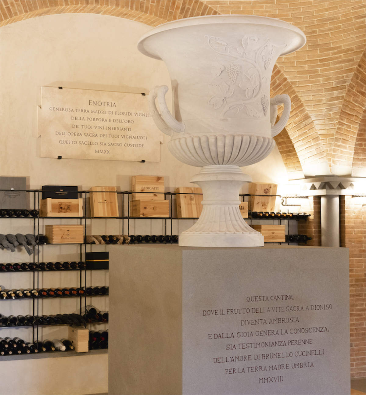 Brunello Cucinelli's Wine Revealed In Milan: “Castello Di Solomeo”