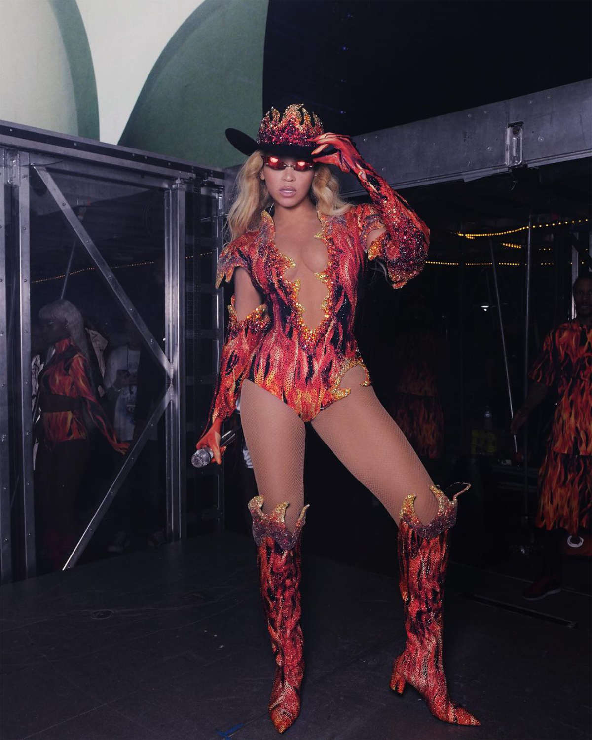 Beyoncé In Custom Roberto Cavalli Couture During Her Renaissance World Tour