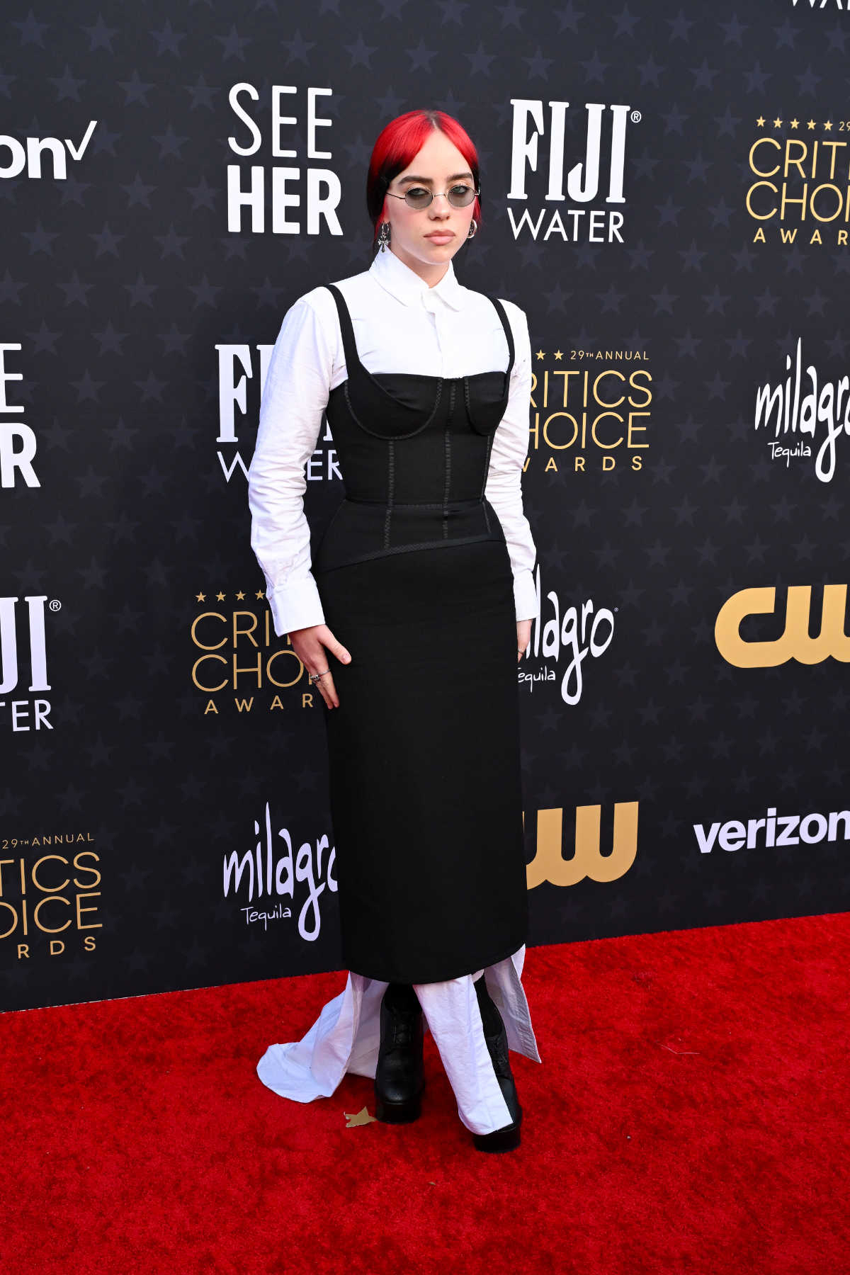 Celebrities In Thom Browne At The 29th Annual Critics Choice Awards