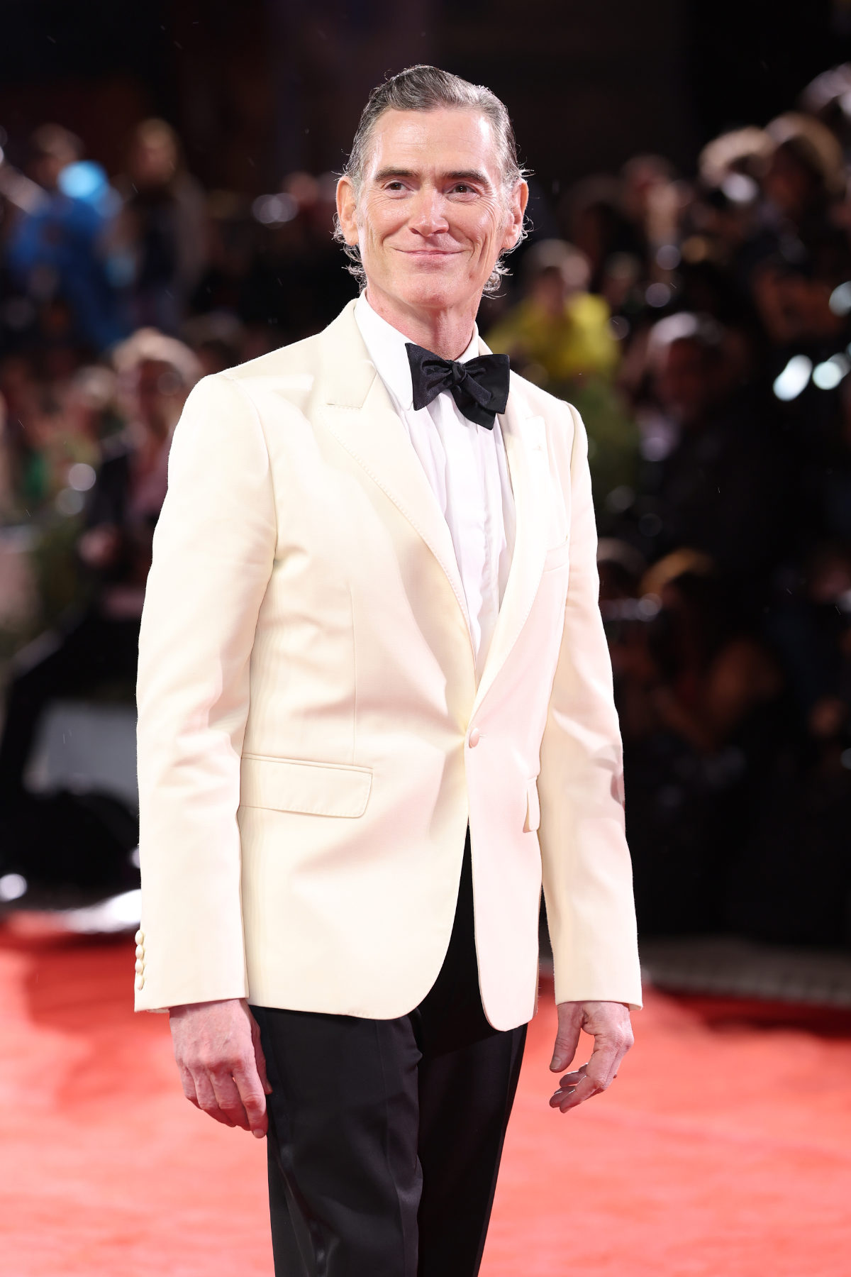 Celebrities Wear CELINE HOMME At The 82nd Venice Film Festival