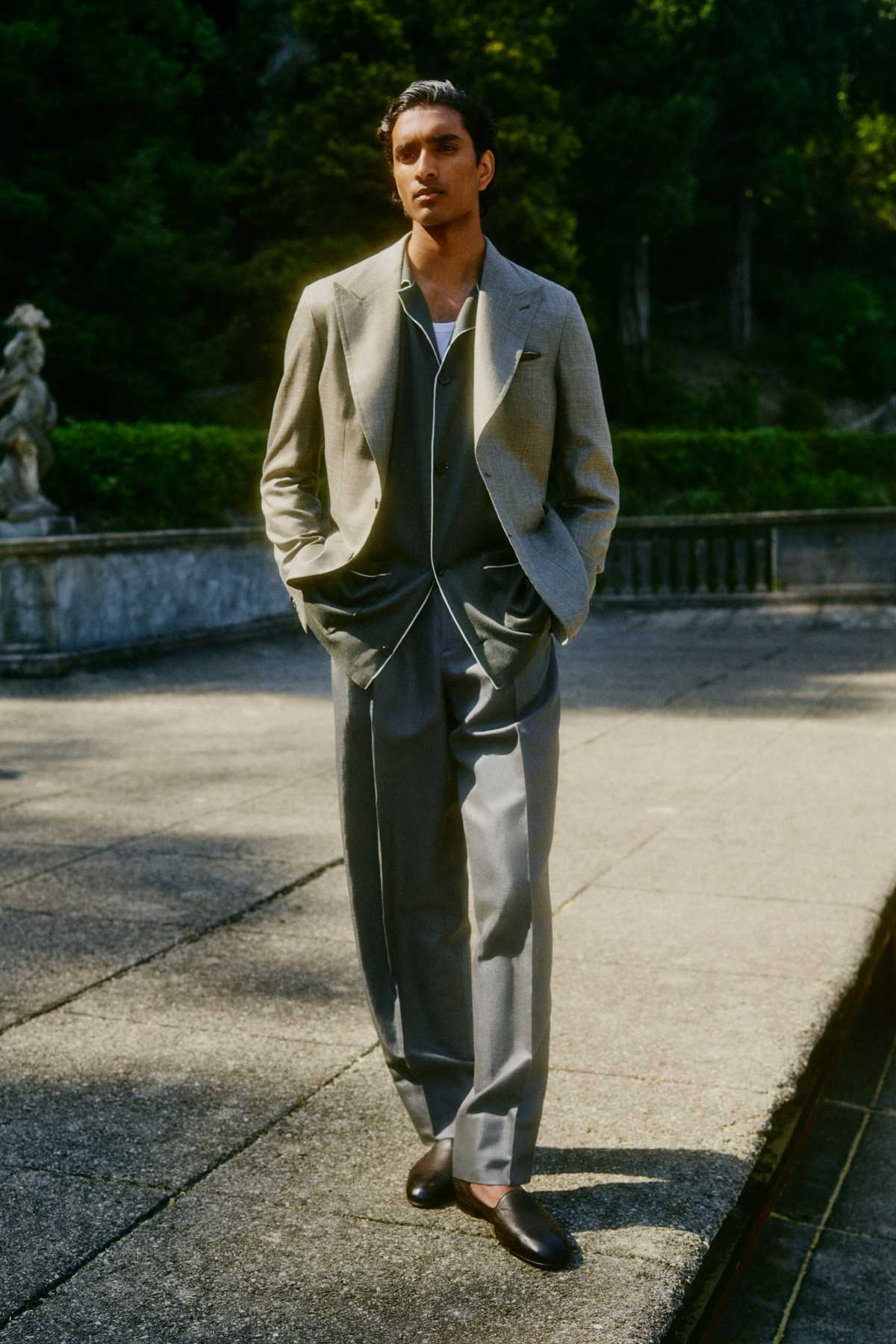 Brioni Spring Summer 2023: Tone-Sur-Tone Combinations