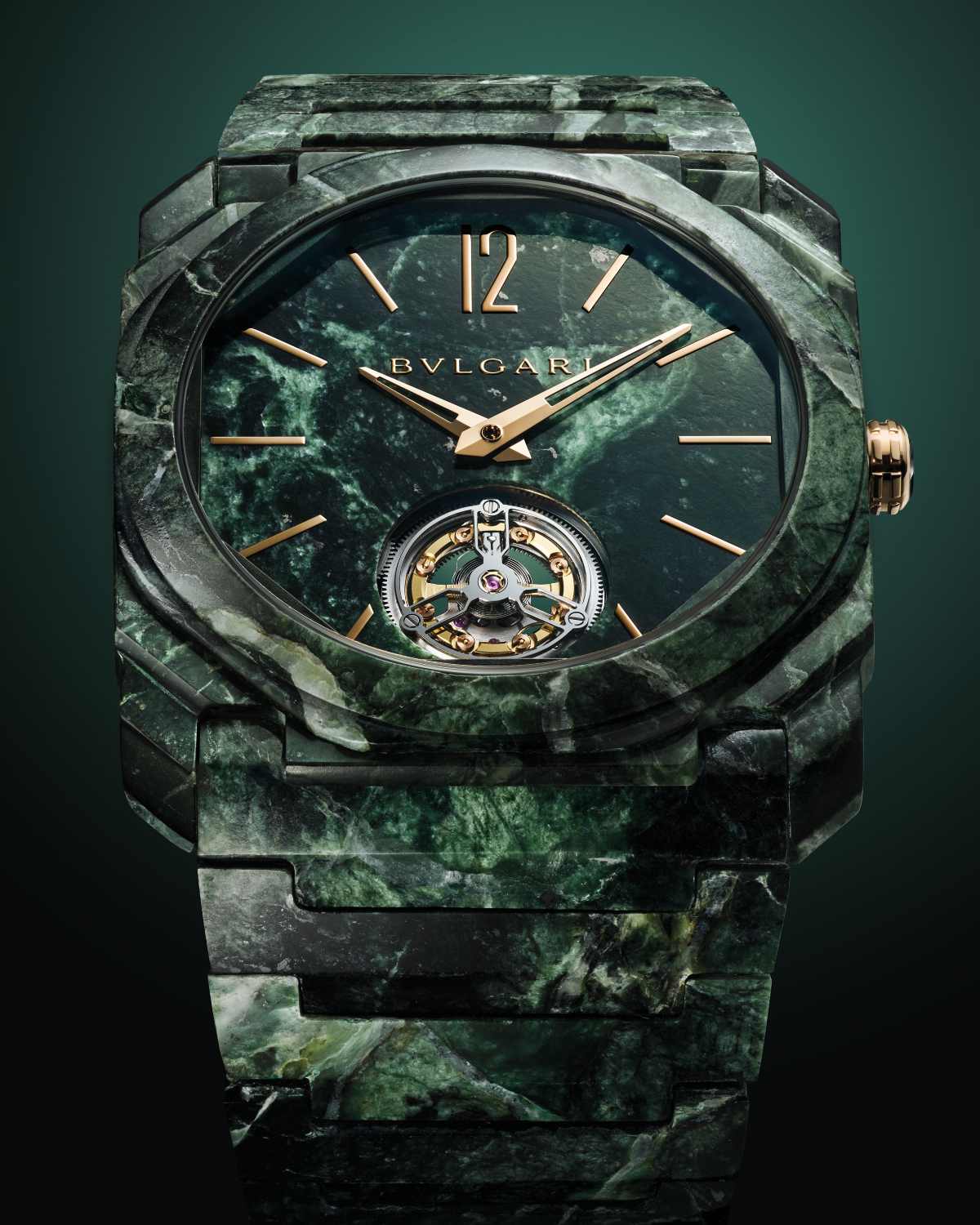 Bvlgari Presents Its Spectacular One-off Octo Finissimo Tourbillon In Marble