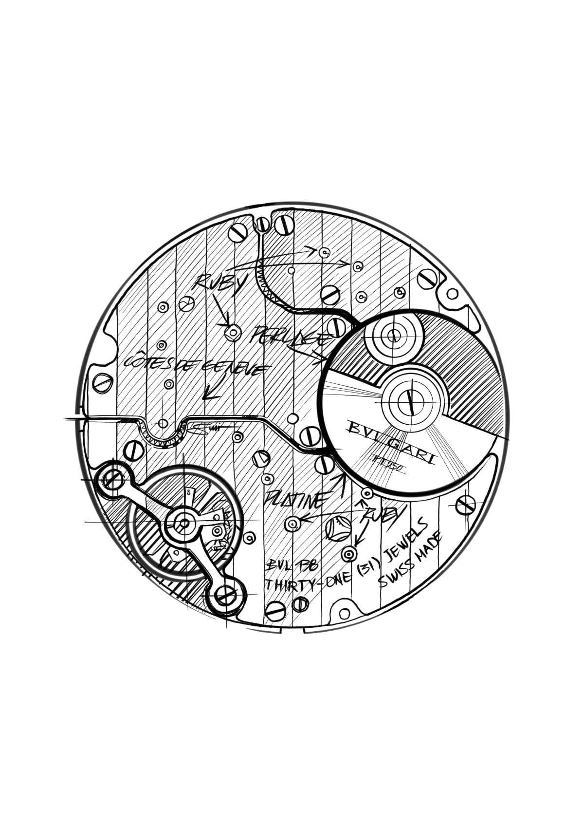 The New Bulgari's Octo Finissimo Sketch Watch: The Art Of Drawing