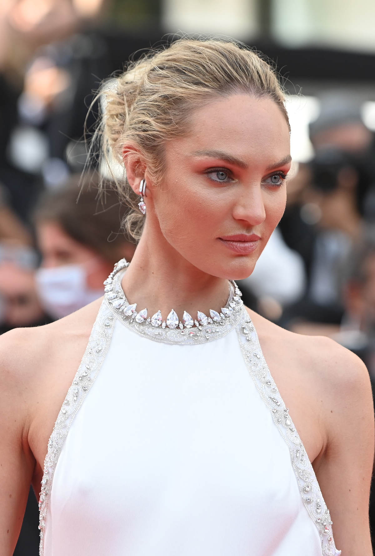 Messika On The Red Carpet During 74th Cannes Film Festival